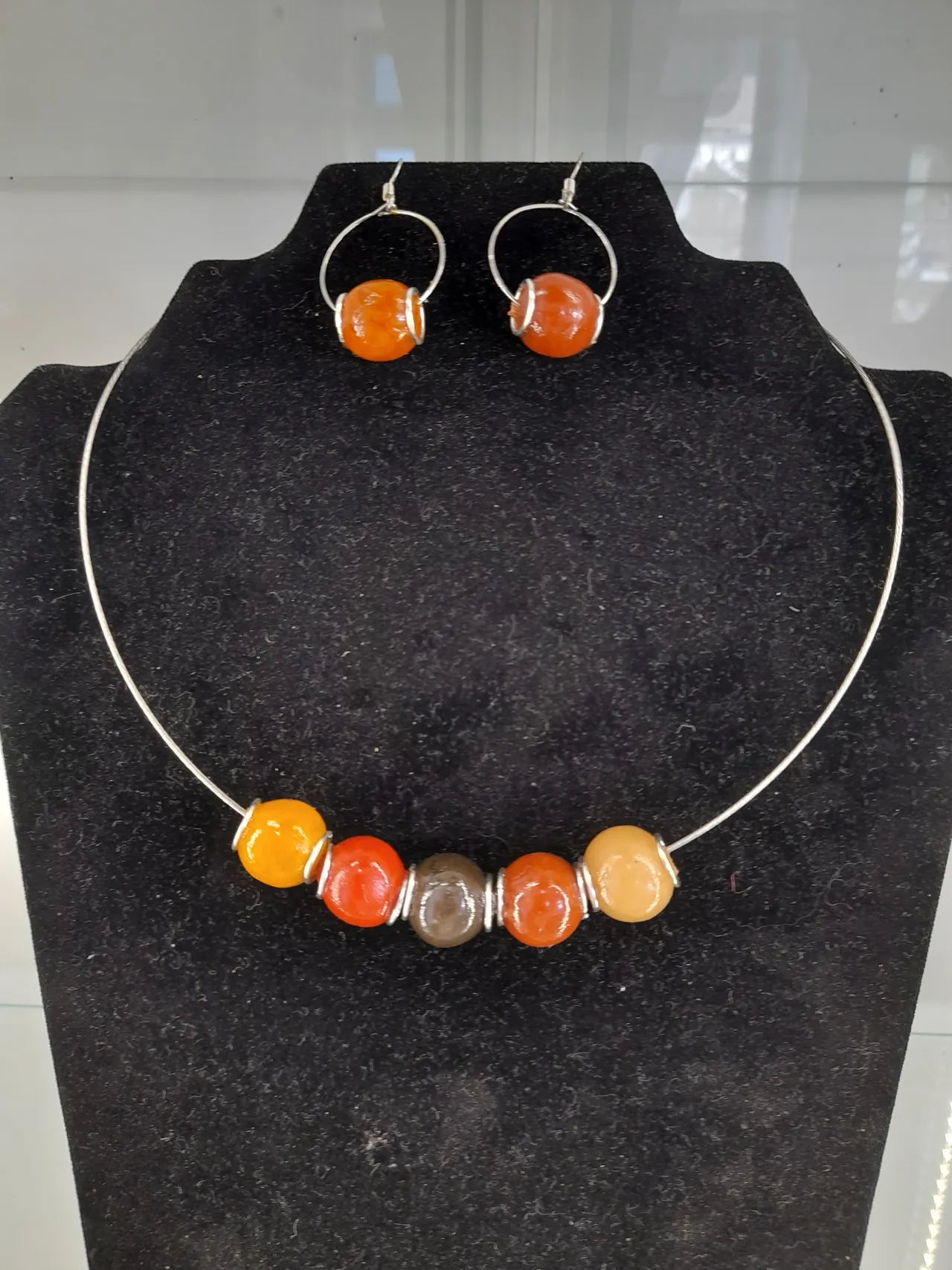 Parure Camaïeu orange